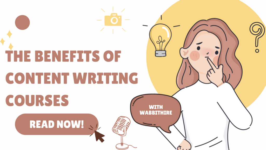 The Benefits of Content Writing Courses