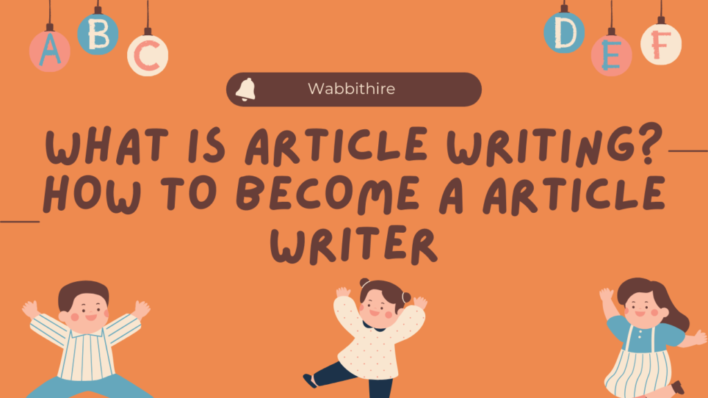 Article Writing