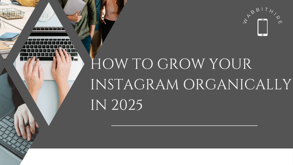 How to grow your instagram organically in 2025