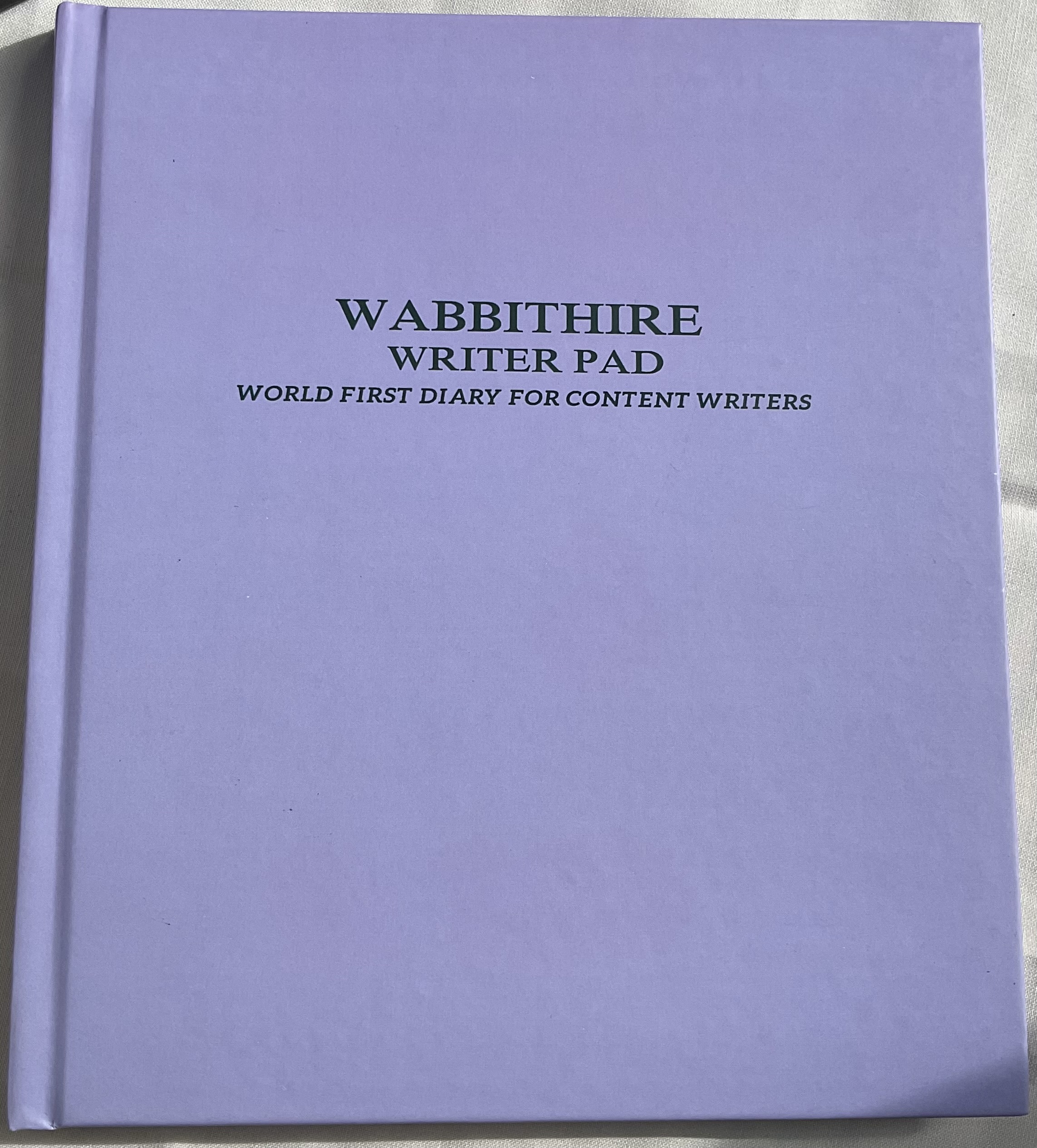 WAbbithire writer pad