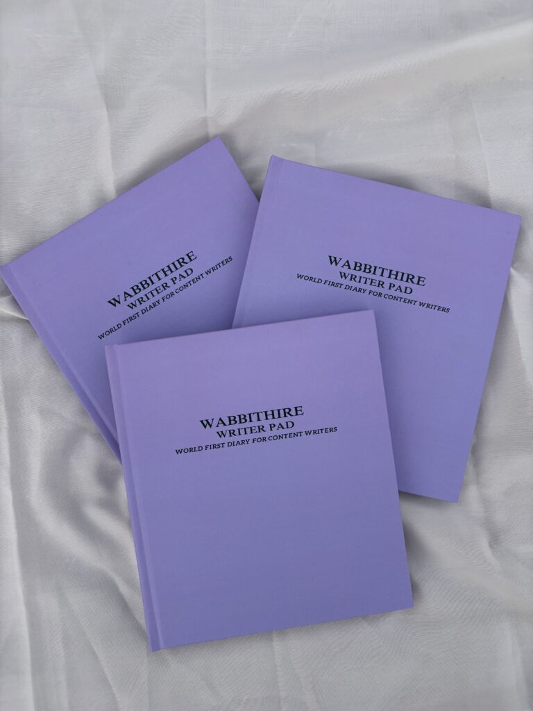Wabbithire writers pad
