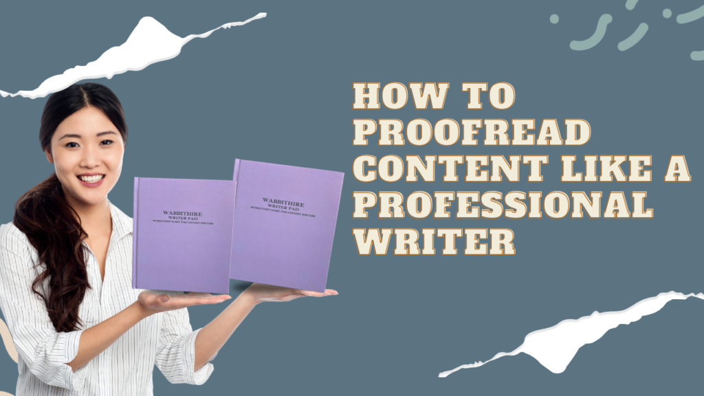 How to proofread content like a pro