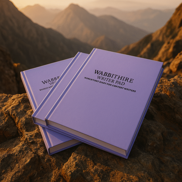 Wabbithire Writer Pad: World's first diary for content writers