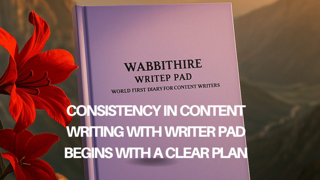 Consistency in Content Writing with Writer Pad Begins with a Clear Plan