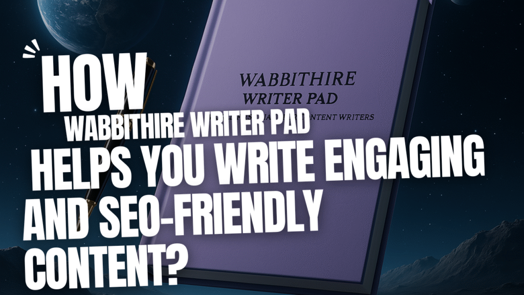 How the Wabbithire Writer Pad Helps You Write Engaging and SEO-Friendly Content ?