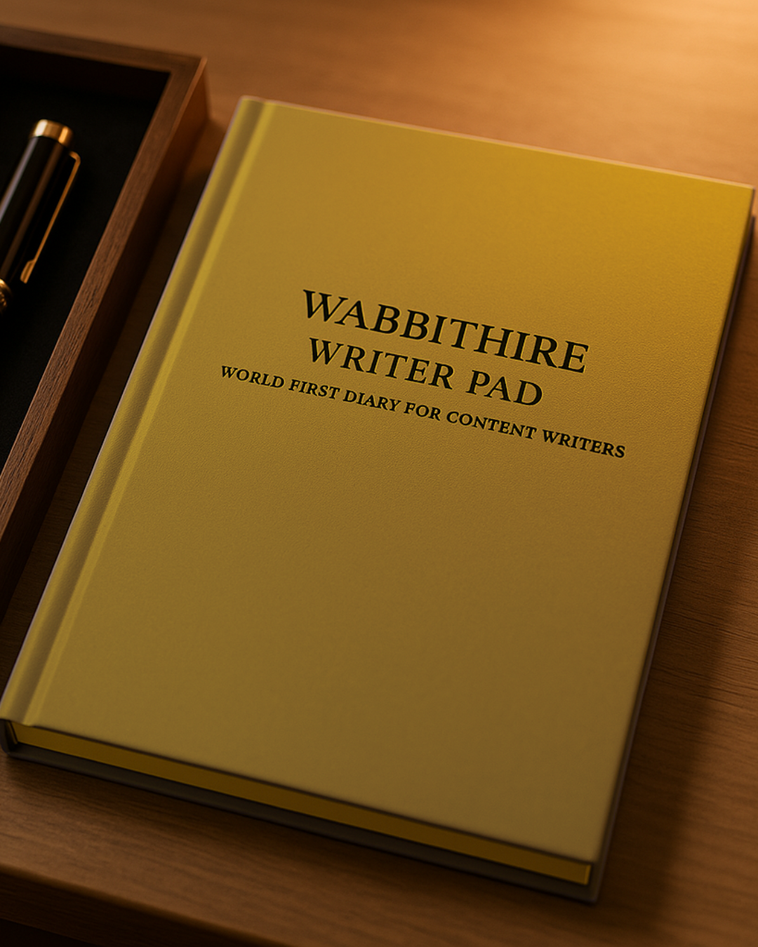 Wabbithire Writer Pad in yellow color