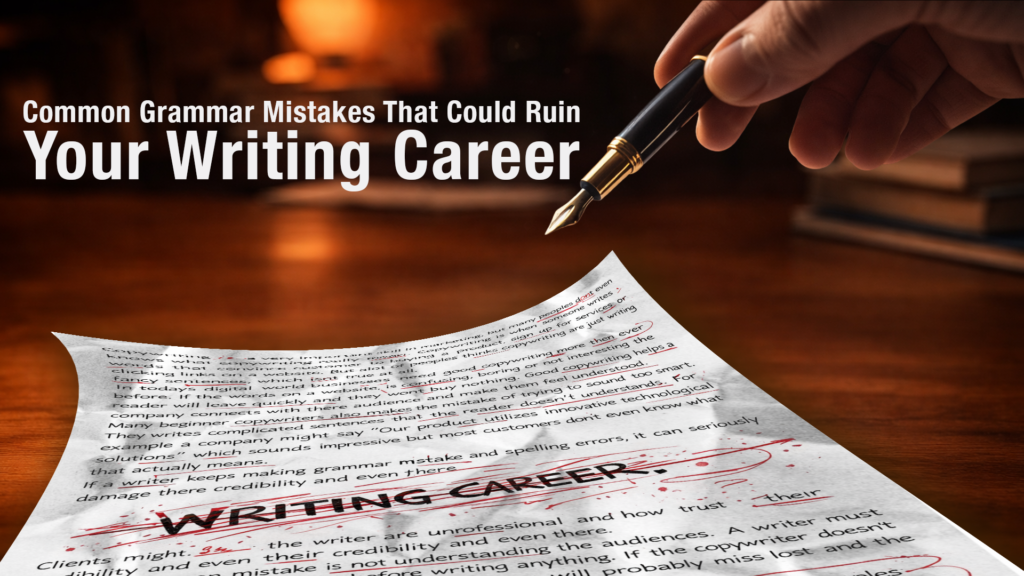 Common Grammar Mistakes That Are Killing Your Writing Career